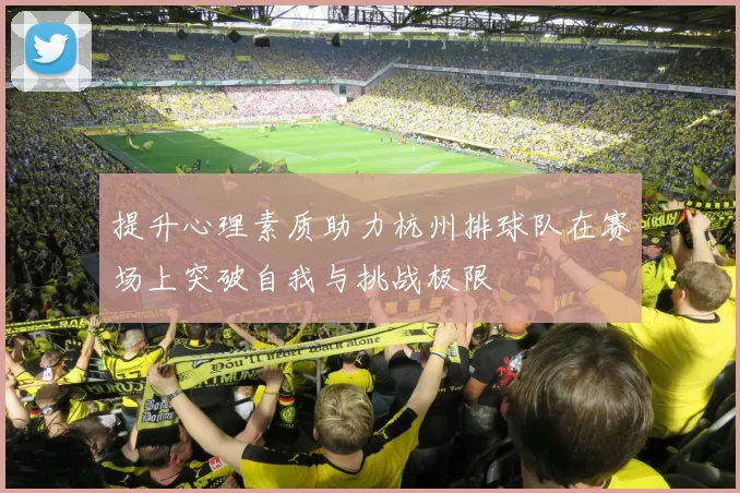 提升心理素质助力杭州排球队在赛场上突破自我与挑战极限