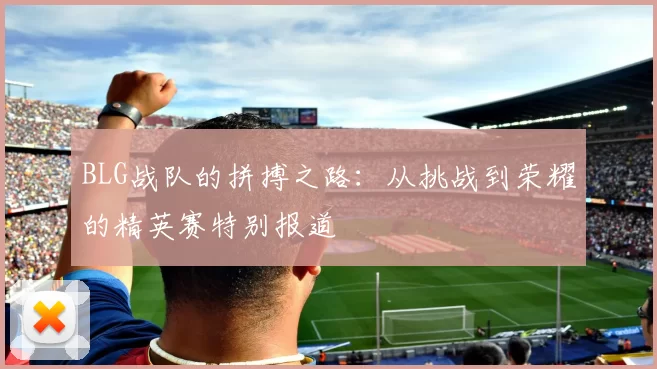 BLG战队的拼搏之路：从挑战到荣耀的精英赛特别报道
